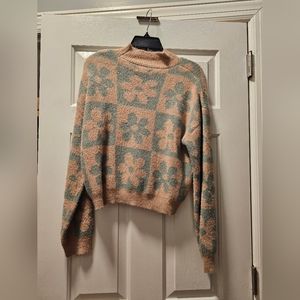 Checkered Pattern Sweater